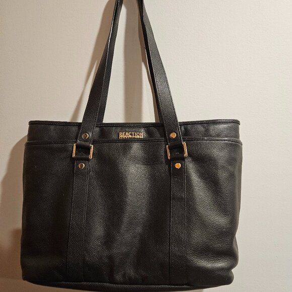 Kenneth Cole Reaction - PU Leather tote with computer sleeve - Picture 1 of 2